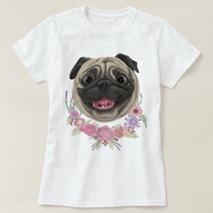 T-shirt Carlin derpy souriant