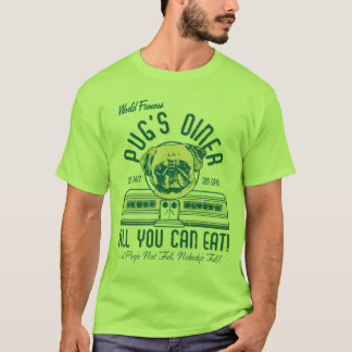 T-shirt Carlin Diner Vintage style rétro Tee - shirts de C