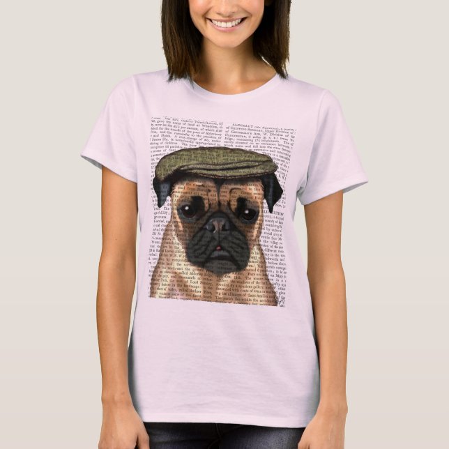 T-shirt Carlin en Casquette plat (Devant)