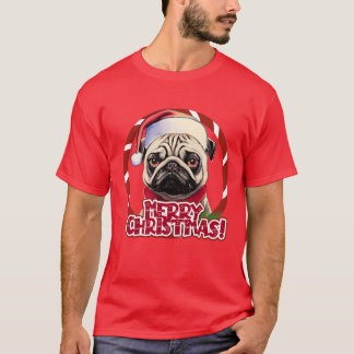 T-shirt Carlin en Noël casquette Noël dépression ami