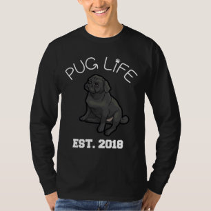 T-shirt Carlin Life - Créé 2018 - Black Carlin Fitting Sco