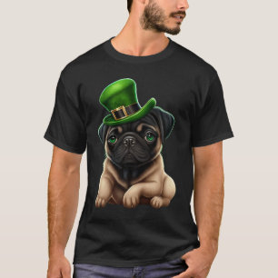 T-shirt Carlin Lutin Saint Patrick's Day Carlin Chien Irla