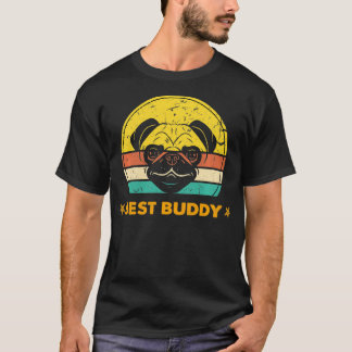 T-shirt Carlin Maman Carlin Papa Meilleur Ami Carlin Chien