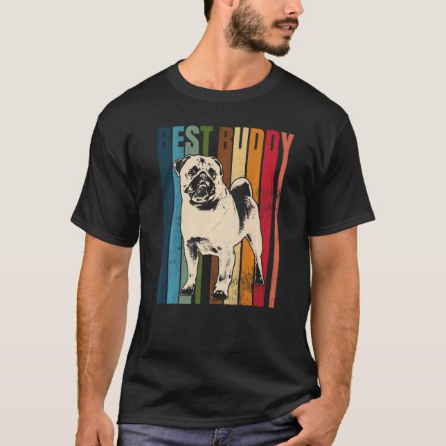 T-shirt Carlin Mops Carlin Chien race 2 (Devant)