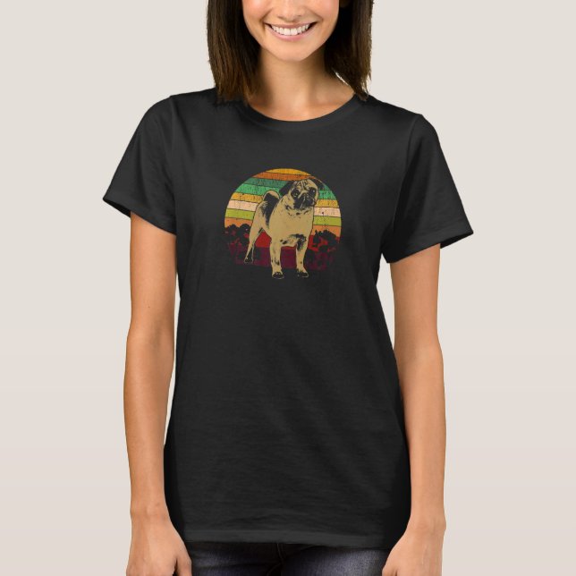 T-shirt Carlin Mops Carlin Chien race 43 (Devant)