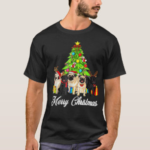 T-shirt Carlin Noël Chemise cadeau Joyeux sapin de Noël