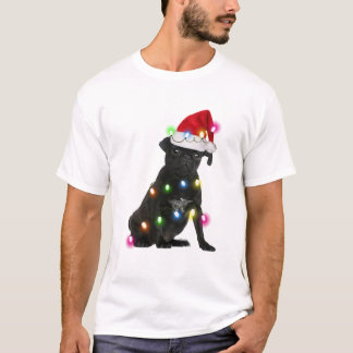 T-shirt Carlin noir clair Noël, Noël clair