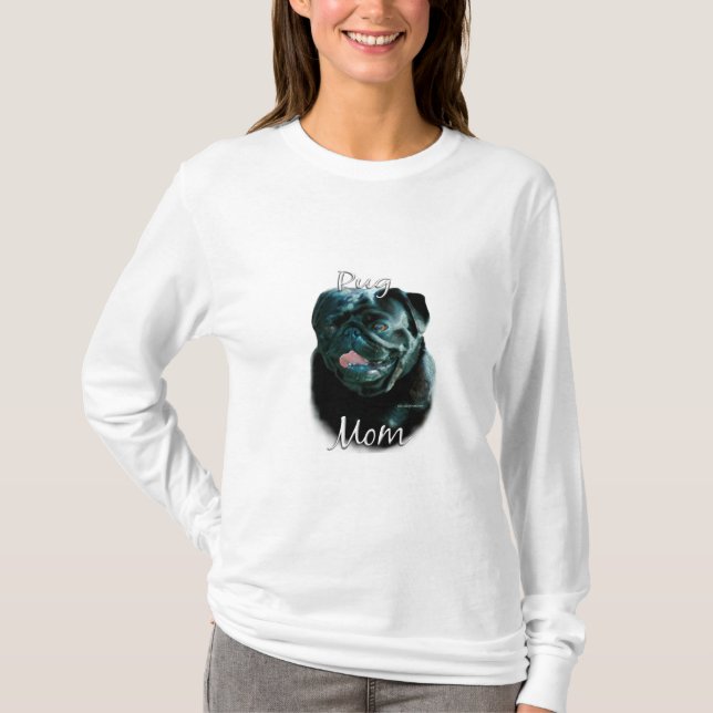 T-shirt Carlin (noir) Maman 2 (Devant)