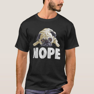 T-shirt Carlin Nope Lazy T Chemise Drôle Mignonne Hommes E