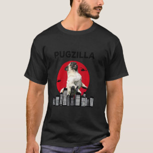 T-shirt Carlin Pugzilla Maman Carlin Papa Carlin animal Ca