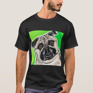 T-shirt Carlin sur fond vert