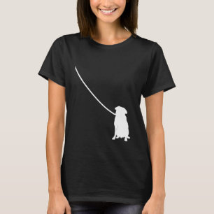 T-shirt Carlin sur un chien en laisse maman papa animal de