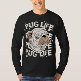 T-shirt Carlin Vie Animal Chien