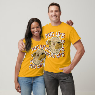T-shirt Carlin Vie Animal Chien