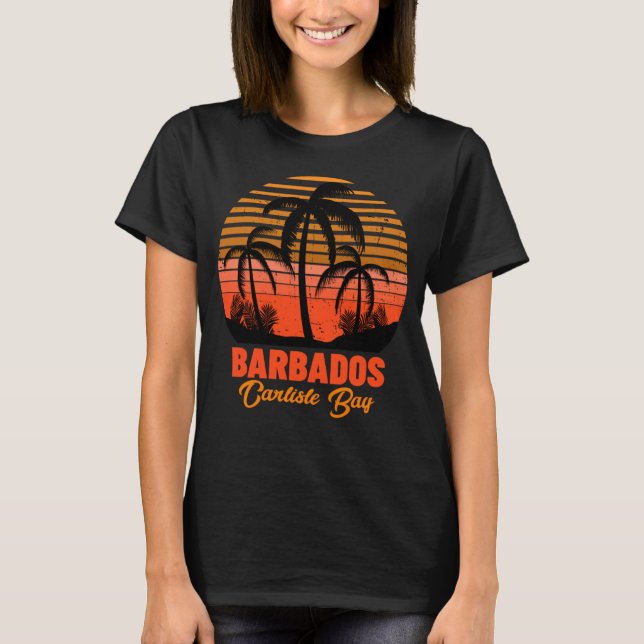 T-shirt Carlisle Bay Barbade (Devant)