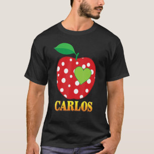 T-shirt Carlos Love School Retourner À L'École Garçon Enfa