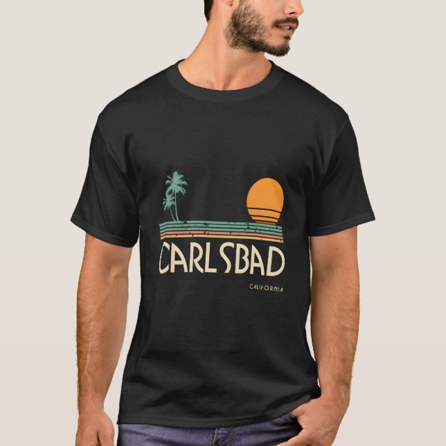 T-shirt Carlsbad California (Devant)