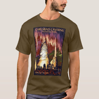 T-shirt Carlsbad Caverns Temple du Vintage voyage du Solei