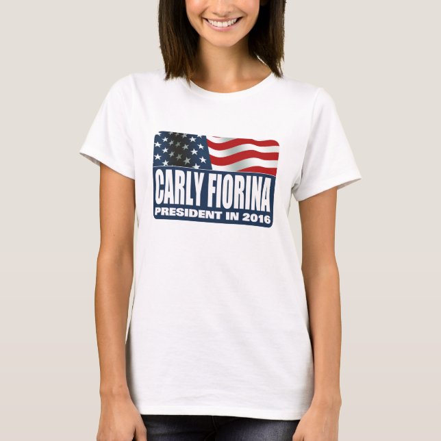 T-shirt Carly Fiorina pour le président en 2016 (Devant)