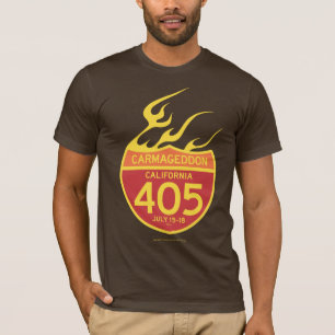 T-shirt CARMAGEDDON 405 sur le feu