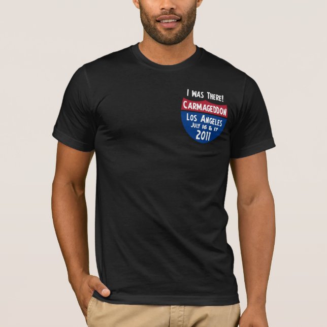 T-shirt Carmageddon - Los Angeles - j'étais là ! (Devant)