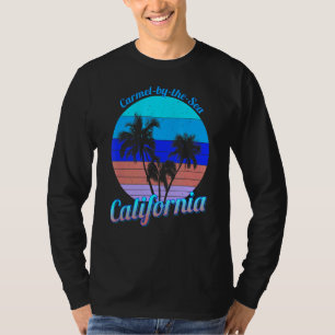 T-shirt Carmel By The Sea California Retro Palm Trees Beac
