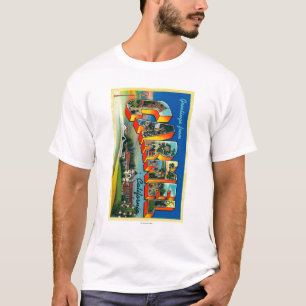 T-shirt Carmel, la Californie - grandes scènes de lettre