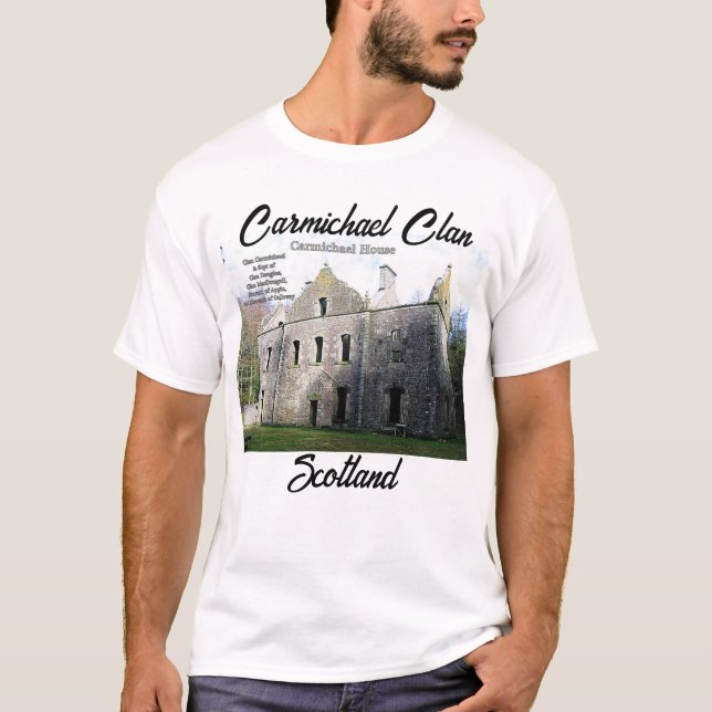 T-shirt Carmichael House Scotland - Clan Carmichael T-Shir (Devant)