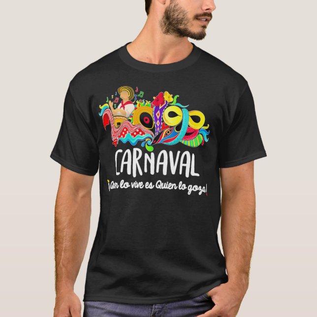 T-shirt Carnaval de Barranquilla Marimonda Premium (Devant)