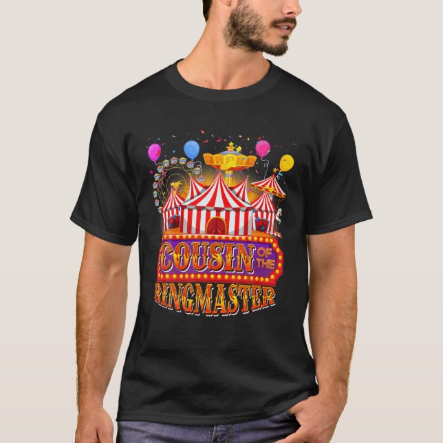 T-shirt Carnaval De Cirque Cousin Du Ringmaster (Devant)