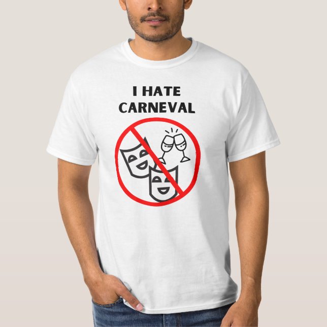 T-shirt Carnaval de la haine (Devant)