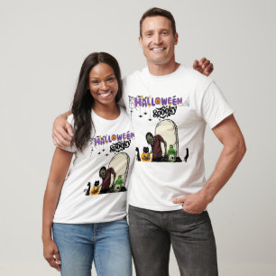 T-shirt Carnaval de la lumière fantôme blanc