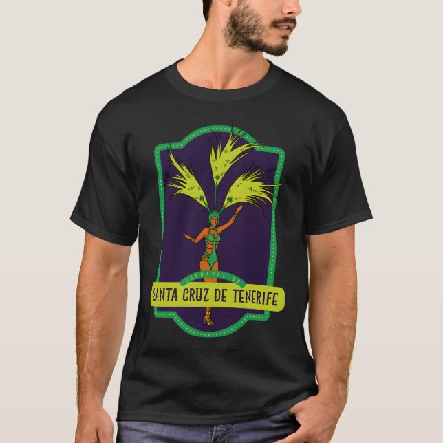 T-shirt Carnaval de Père Noël Cruz de Tenerife (Devant)