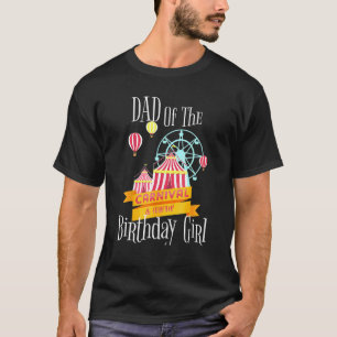 T-shirt Carnaval Papa De L'Anniversaire Foire Fille Ventil