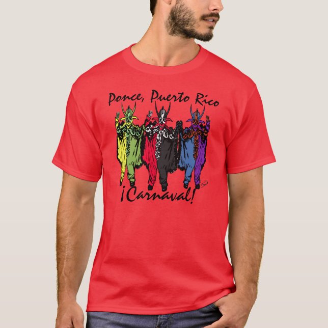T-shirt ¡Carnaval!Ponce, Porto Rico (Devant)