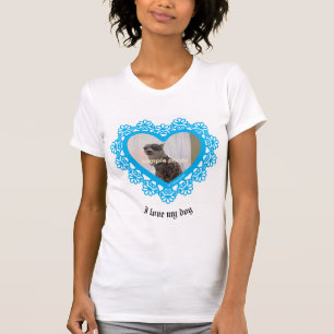 T-shirt Carnet photo Spiral Dingus Heart Lace Frame