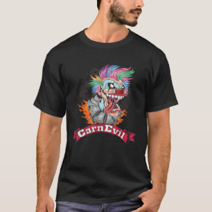 T-shirt CarnEvil Drôle Horreur Étrange Épouvantable Clown