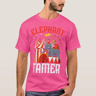 T-shirt Carnival Circus Animal Trainer Ringmaster Elephant