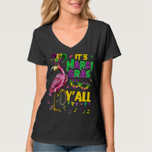 T-shirt Carnival Party Venin Idea Flamingo Mardi gras