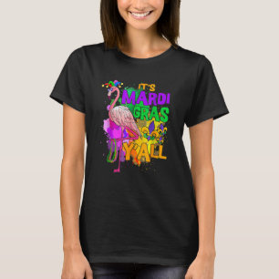 T-shirt Carnival Party Venin Idea Flamingo Mardi gras
