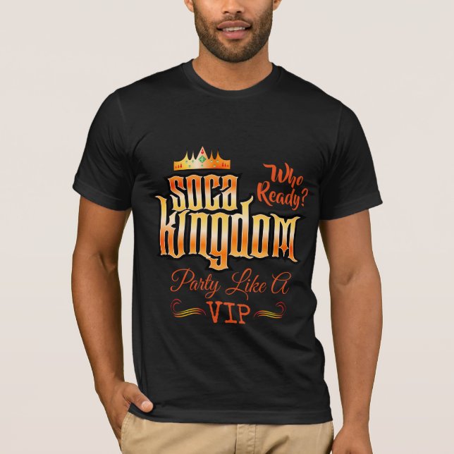 T-shirt CARNIVAL Soca Kingdom (votre texte) (Devant)