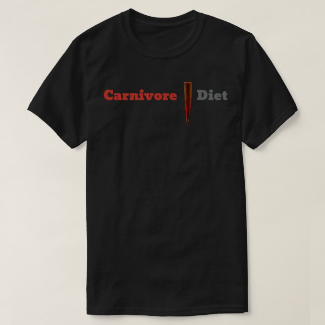 T-shirt Carnivore Diet 1 (Design devant)