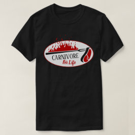T-shirt Carnivore pour la vie Mangeurs de viande