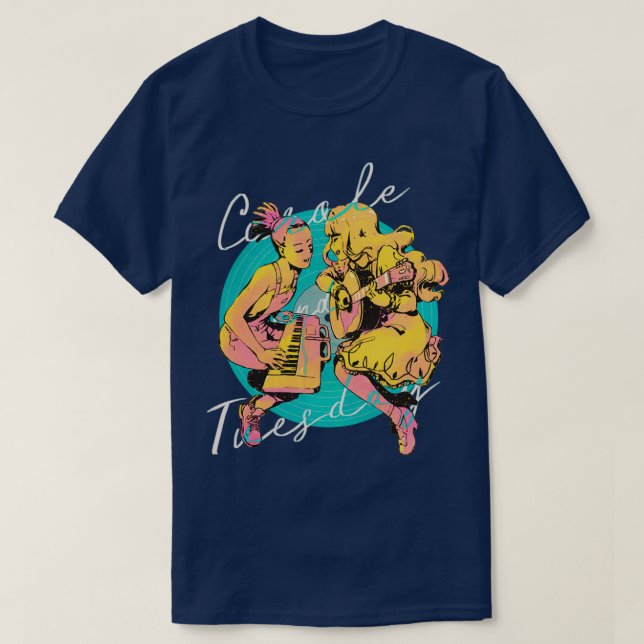 T-shirt Carole et mardi Vinyl ver  (Design devant)