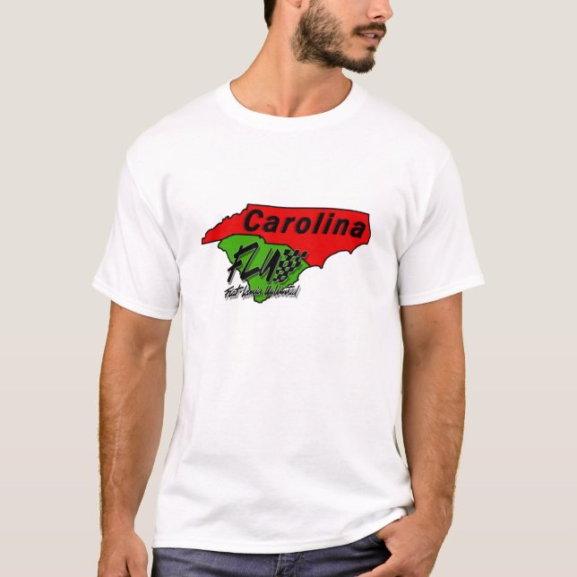 T-shirt Carolina_FLU_transparent_large_text (Devant)