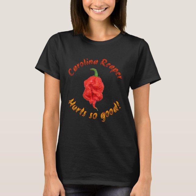 T-shirt Carolina Reaper Blessures Si Bon Piment Pepper (Devant)