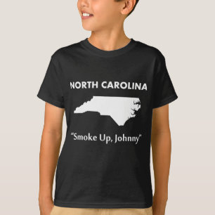 T-shirt Caroline du Nord - Fume, Johnny !