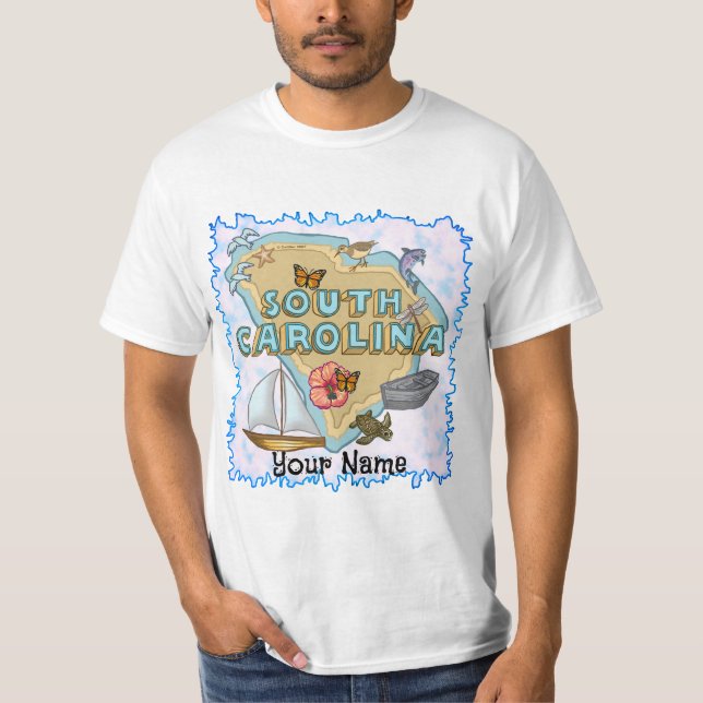 T-shirt Caroline du Sud (Devant)