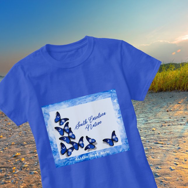 T-shirt Caroline du Sud Native Hilton Head Borne Pays Bas (Créateur téléchargé)