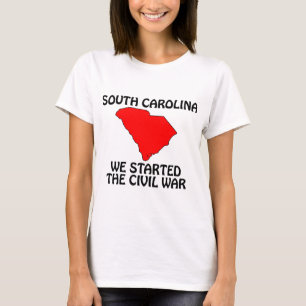 T-shirt Caroline du Sud - Nous avons commencé la guerre de